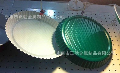 【供应喷陶瓷烤盘蛋糕模及煎盘牛排锅等,可过食品级测试】价格,厂家,图片,碗、碟、盘,永康市正驰金属制品-